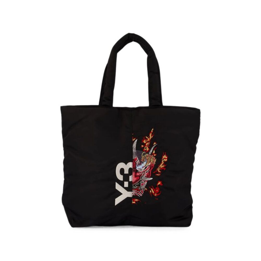 Y-3 Black Tote Bags Men